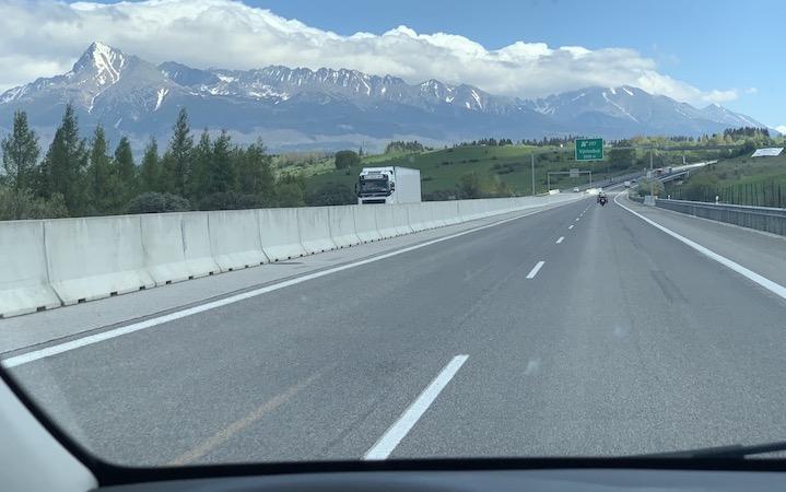high-tatras-highway HIGH TATRA MOUNTAINS with KRIVAN PEAK