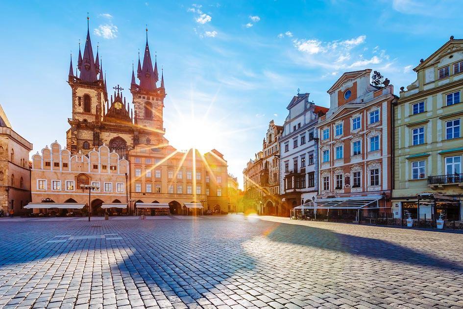 Old Town Square at Sunrise, Prague, Czechia